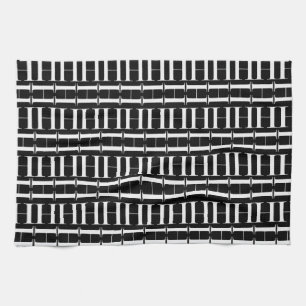 Monogram Initial Letter H Tea Towel