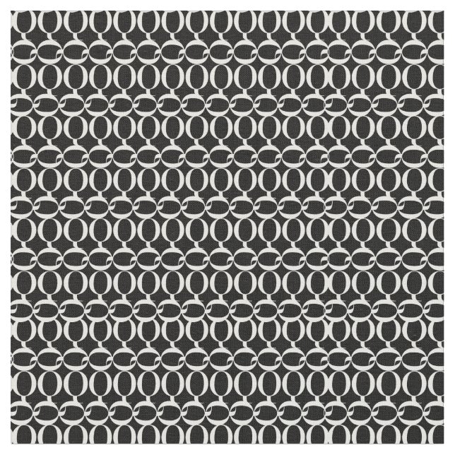 Monogram Initial Letter Q Fabric (Close Up)