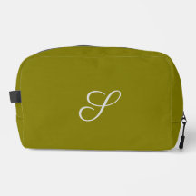 Monogram initial minimalist sage green