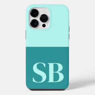 Monogram Initial Minimalist Stylish Case-Mate iPho iPhone 14 Pro Max Case