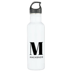 Monogram Initial Name Simple 710 Ml Water Bottle