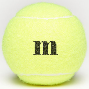 Monogram Initial Personalised Tennis Balls