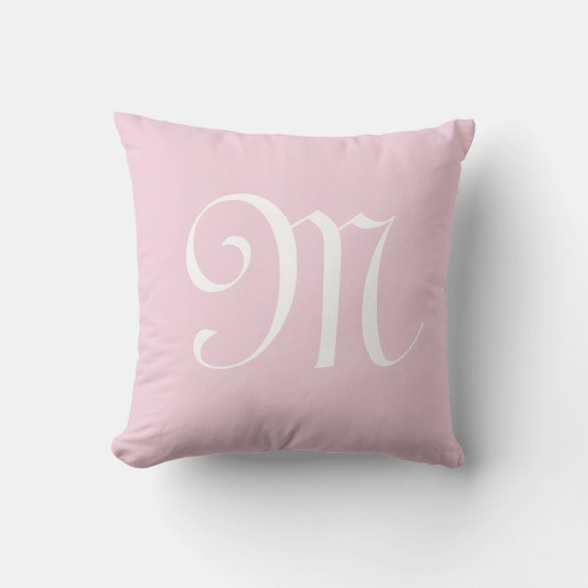 Monogram Initial Personalized Custom Cushion (Front)
