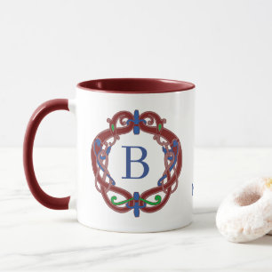 Monogram Initials Name Celtic Design Personalised Mug