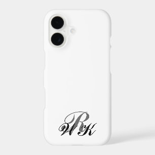 Monogram iPhone 7 Case in white