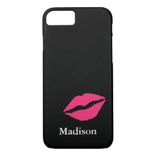 Monogram iPhone 7 Case with a Kiss