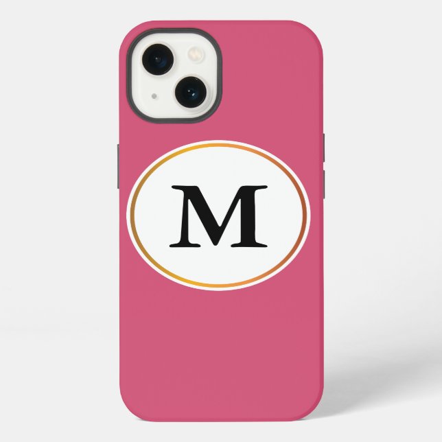 monogram iPhone case (Back)