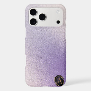 *~* Monogram Iridescent Pastel Lavender Gradient