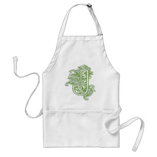 MONOGRAM J GREEN STANDARD APRON