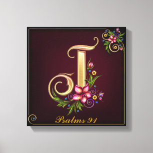 Monogram J Premium Wrapped Canvas (Gloss)