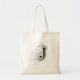 Monogram "J" Tote Bag