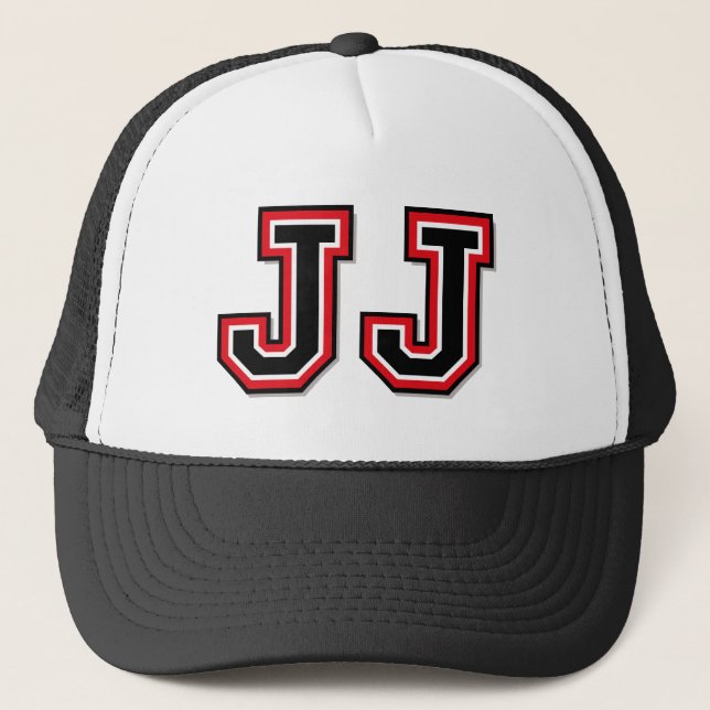 Monogram "JJ" Trucker Hat (Front)