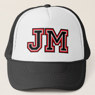 Monogram 'JM' Trucker Hat