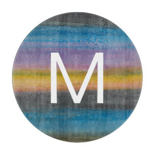 Monogram   Juniper Mist I Cutting Board