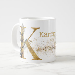 Monogram "K" Jumbo Mug Soup Ice Cream
