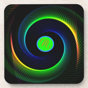 Monogram Karma Energy Abstract Spiral Coaster