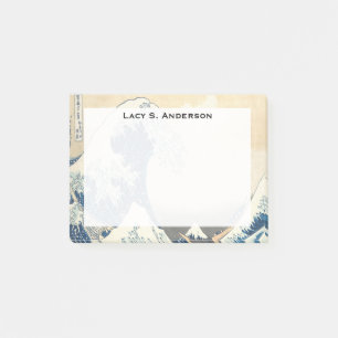 Monogram Katsushika Hokusai, Great Wave Kanagawa Post-it Notes