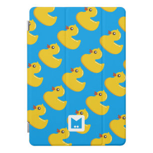 Monogram. Kawaii Cute Rubber Ducks. iPad Pro Cover