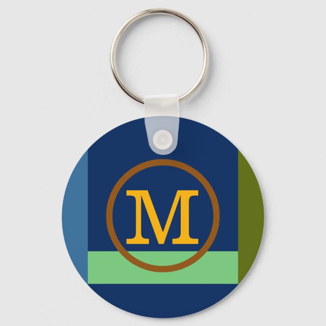 monogram key ring (Front)