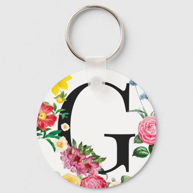 Monogram Key Ring (Front)