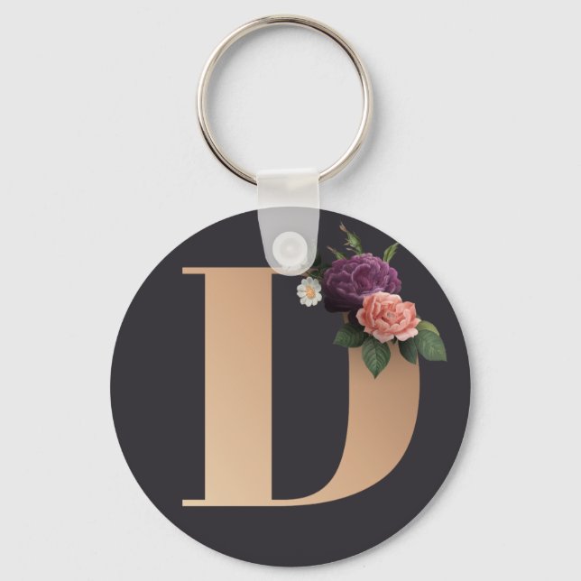 Monogram Key Ring (Front)