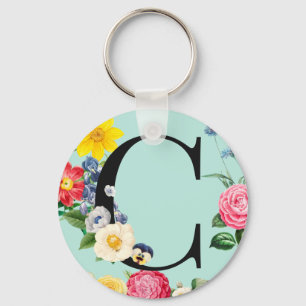 Monogram Key Ring