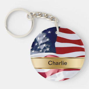 Monogram Keychain Two Sided