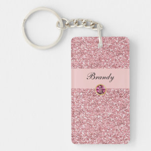 Monogram Keychains Two Side
