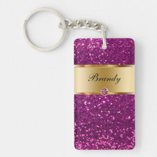 Monogram Keychains Two Side