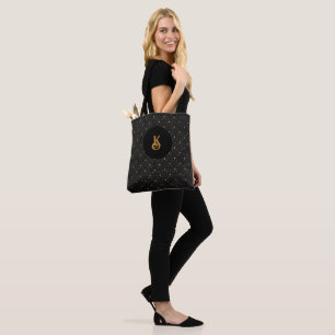 Monogram  l  Chic Polka Dot, Tote Bag