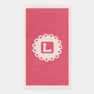 MONOGRAM "L" Paper Napkin
