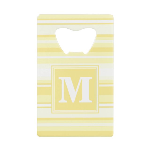 Monogram lemon yellow stripes (Front)