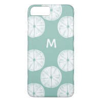 Monogram | Let's Taco About Love | Teal Lime Patte