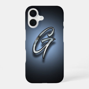 Monogram Lett er G Spotlight Background iPhone 16 Case