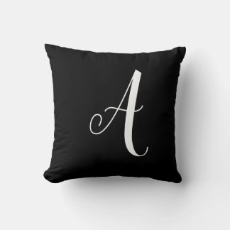 MONOGRAM LETTER A CUSHION