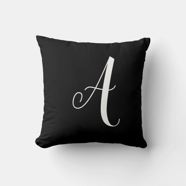 MONOGRAM LETTER A CUSHION (Front)