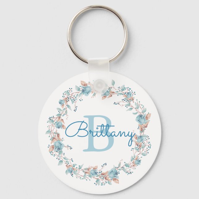 Monogram - letter B, custom Key Ring (Front)