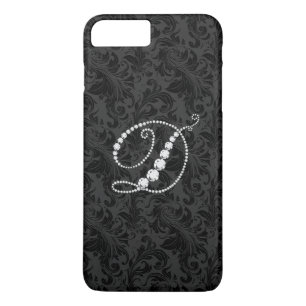 Monogram Letter D In Diamonds iPhone 8 Plus/7 Plus Case