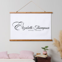 Monogram Letter E Horse 