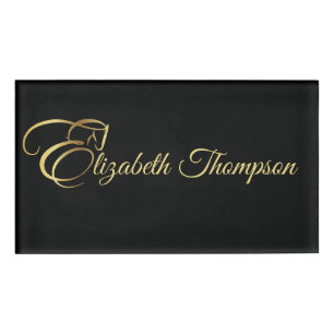 Monogram Letter E Horse in gold colour Name Tag