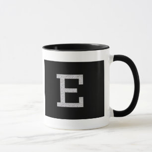 Monogram Letter E Mug