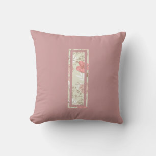 Monogram Letter I Cushion