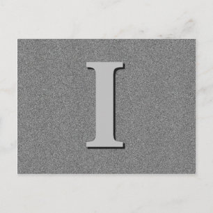 Monogram Letter I Postcard