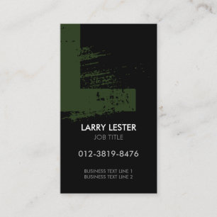 Monogram Letter L Business Card