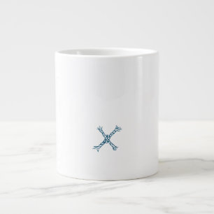 Monogram letter X Large Coffee Mug