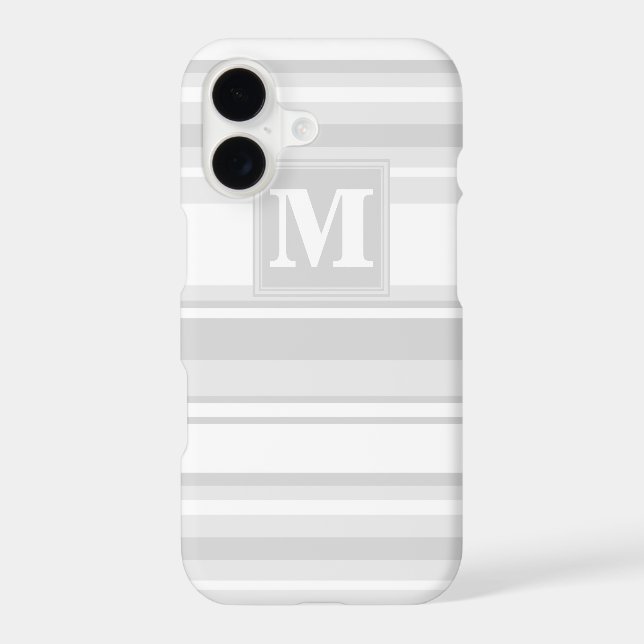 Monogram light grey stripes (Back)