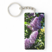 Monogram lilac Key chain