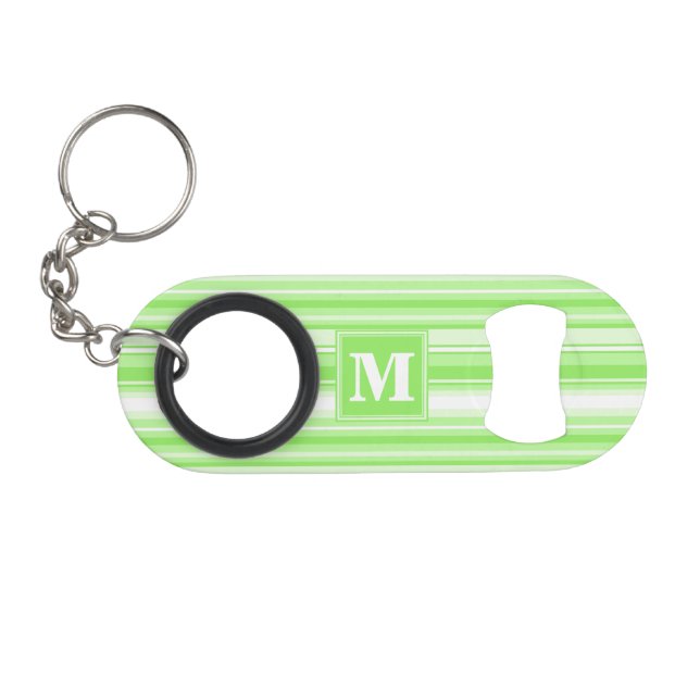 Monogram lime green stripes (Front (Horizontal))