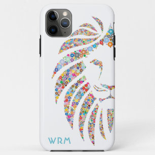 Monogram, Lion Image, Artist iPhone 11 Pro Max Case