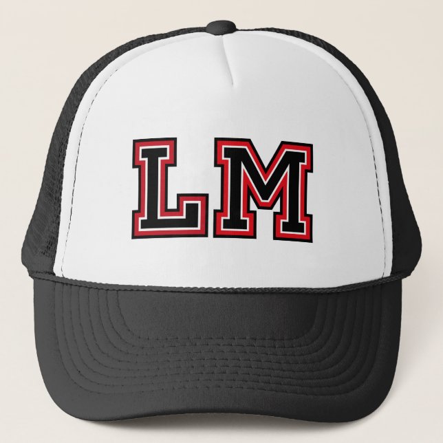 Monogram 'LM' Trucker Hat (Front)